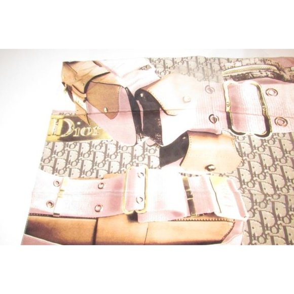 Dior Pink Brown Orange Trotter by John Gallianos - Picture 3 of 11